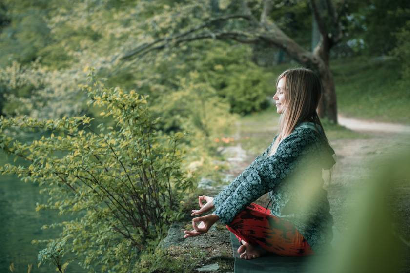 une simple relaxation près de l'eau